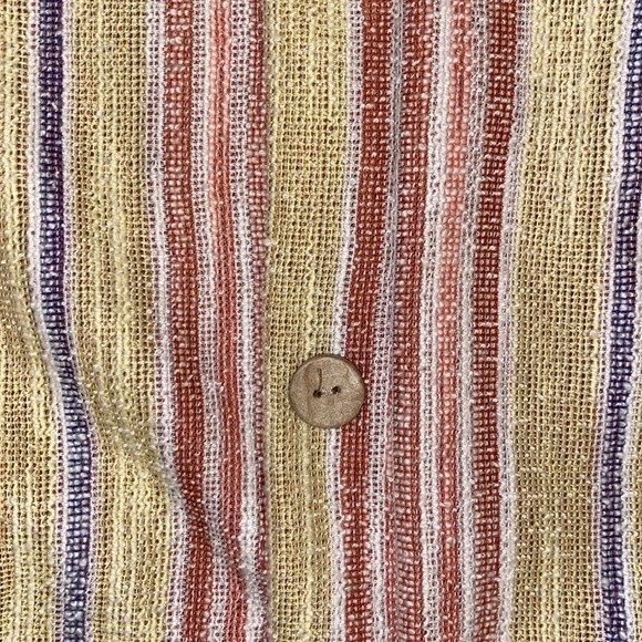 Anthropologie W5 Sleeveless Top High Neck vertical stripes multi color Size M - Picture 16 of 16